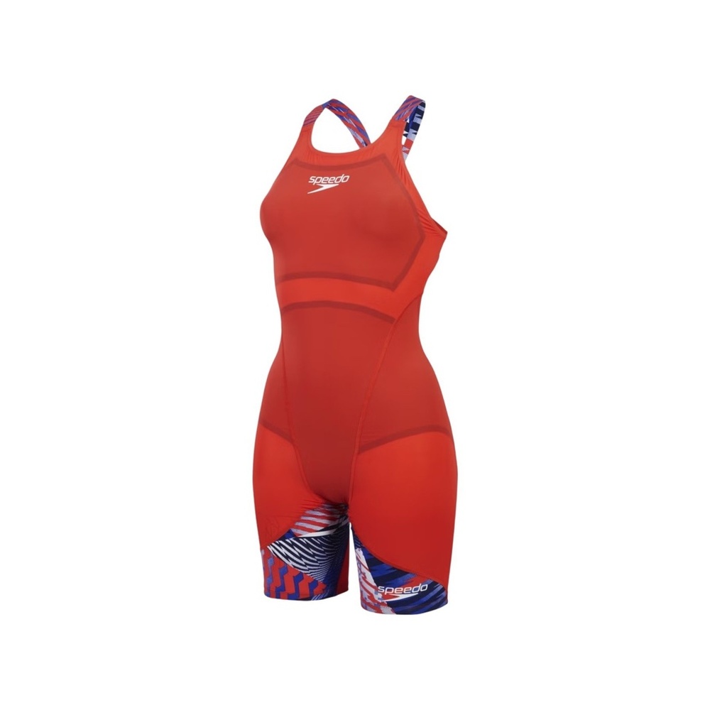 NWT SpeedoWomen Fastskin LZR Ignite Kneeskin (813437H686) SZ 26 RWB